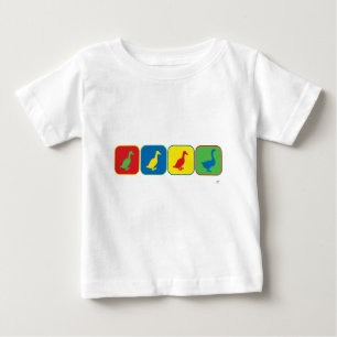 T-shirts Pop art do ganso do pato do pato do pato