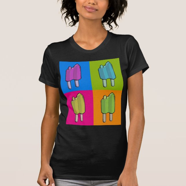 T-shirts Pop art do Popsicle (Frente)