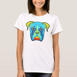 T-shirts Pop art do teste padrão do pugilista