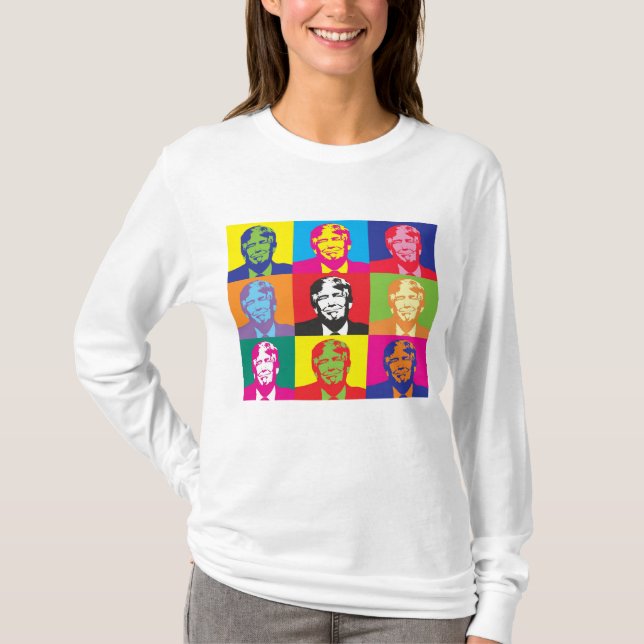 T-shirts POP ART DONALD TRUMP (Frente)