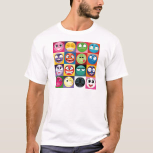 T-shirts pop art emojis