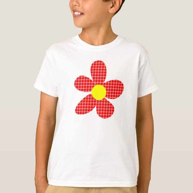T-shirts Pop Art Flower - Personalizado (Frente)