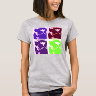 T-shirts Pop Art Lemur