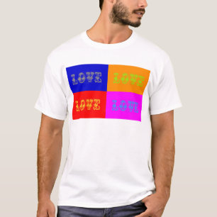 T-shirts Pop Art Love