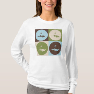 T-shirts Pop art Skydiving