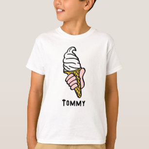 T-shirts Pop Art Sorvete Cone ou Cornet