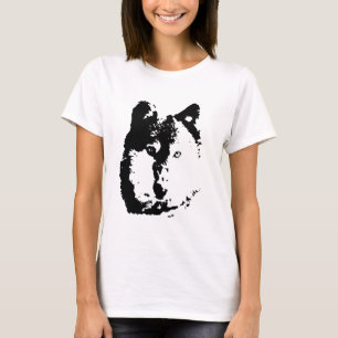 T-shirts Pop Art Wolf