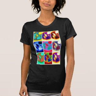 T-shirts Pop Art Wolf