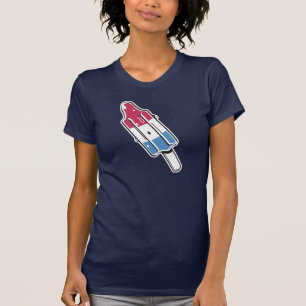 T-shirts pop de gelo de foguete