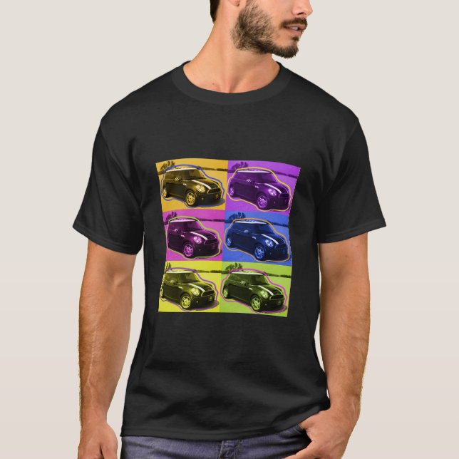 T-shirts Pop de Mini Cooper (Frente)
