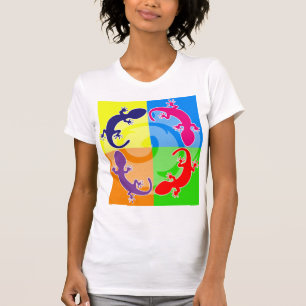 T-shirts Pop do geco do verão