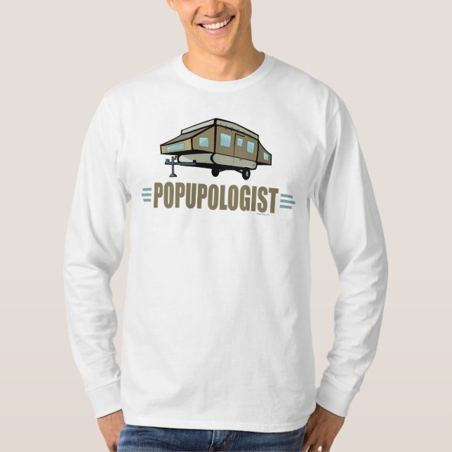 T-shirts Pop humorístico para cima (Frente)