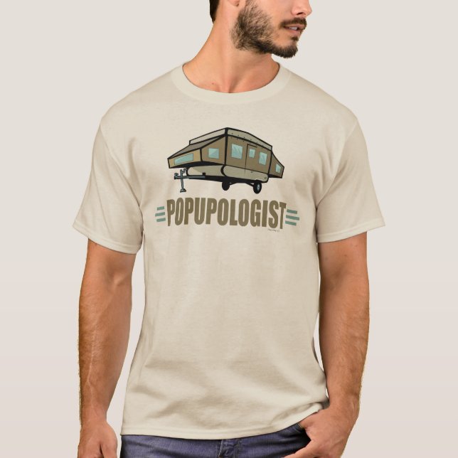 T-shirts Pop humorístico para cima (Frente)