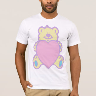 T-shirts Pop Kei Cute Teddy Bear Amor Coração