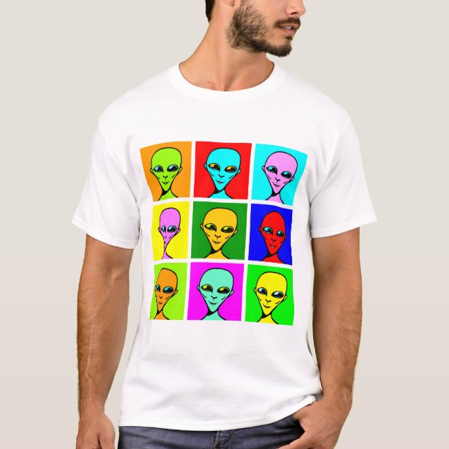 T-shirts Pop Multiversal - Personalizado (Frente)