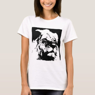 T-shirts Pop preto e branco