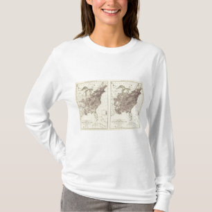 T-shirts População 1830-1840 dos E.U.