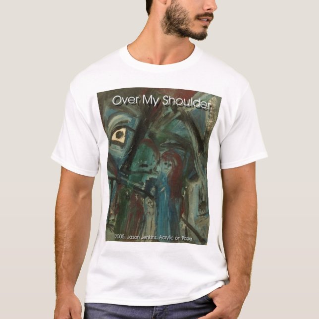 T-SHIRTS POR CIMA DO MEU OMBRO (Frente)
