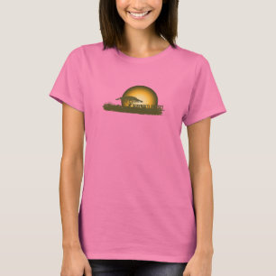 T-shirts Por do sol africano - obscuridade