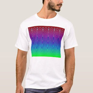 T-shirts Por do sol azul #6 do pixel (app)
