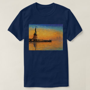 T-shirts Por do sol na ilha da liberdade