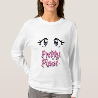 T-shirts Por favor Hoodie bonito