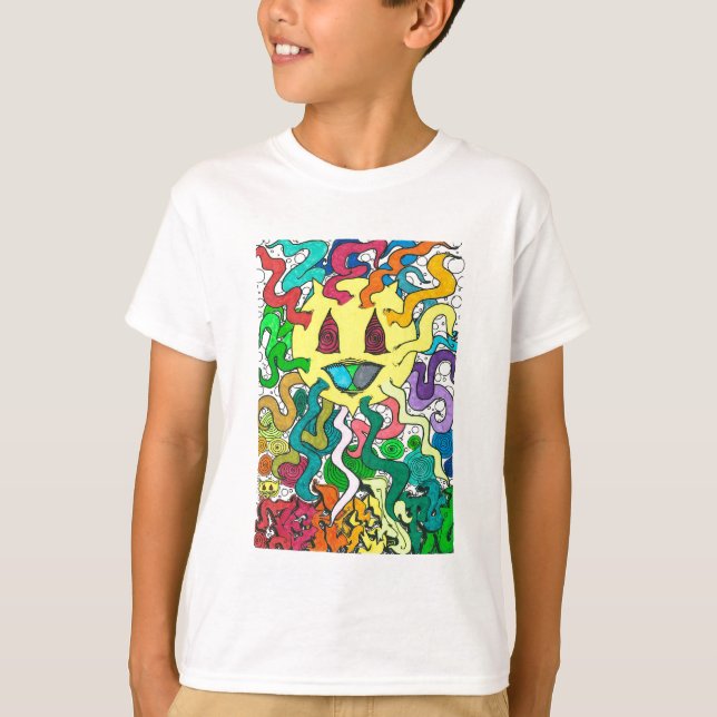 T-shirts Porcentum Sun - Percentual Designs (Frente)