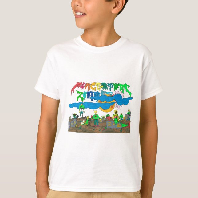 T-shirts Porcentum_Zombies (Frente)