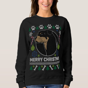 T-shirts Porco Rottweiler Raça Fresca De Natal