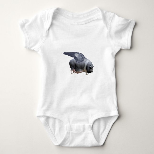 T-shirts porco voador (Frente)
