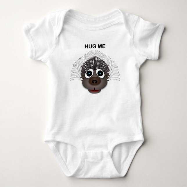 T-shirts Porcupine - Bebê Jersey Bodycase (Frente)
