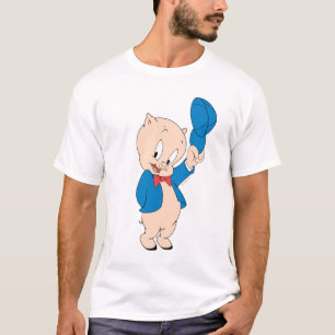T-shirts Porky Pig Chapéus ondulados