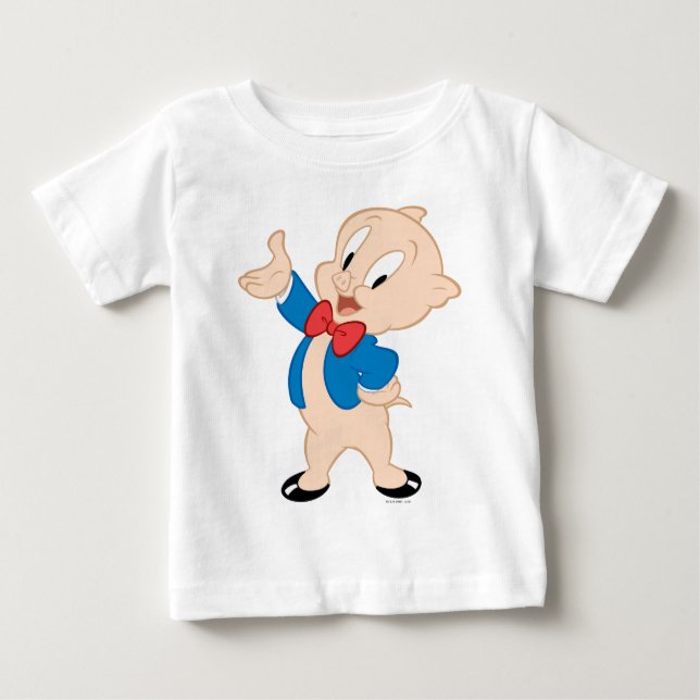 T-shirts Porky Pig | Dose clássica (Frente)
