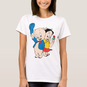 T-shirts Porky Pig e Petunia