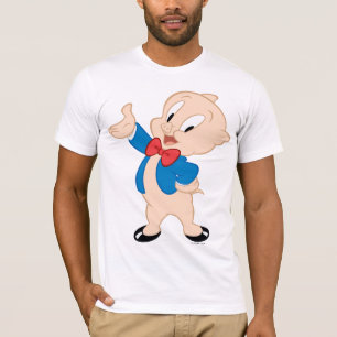 T-shirts Porky Pig   Pose Clássica