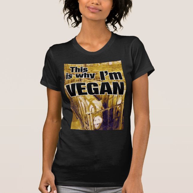 T-shirts Porque Vegan (mulheres) (Frente)