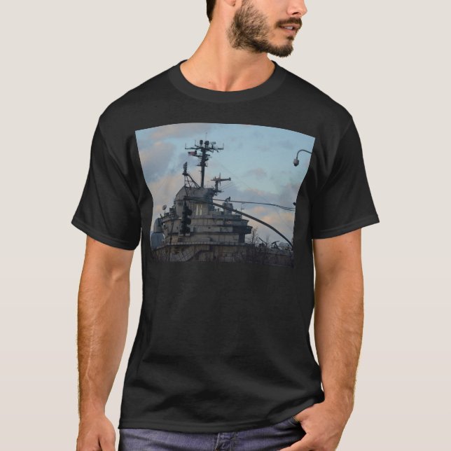 T-shirts Porta-aviões em New York (Frente)