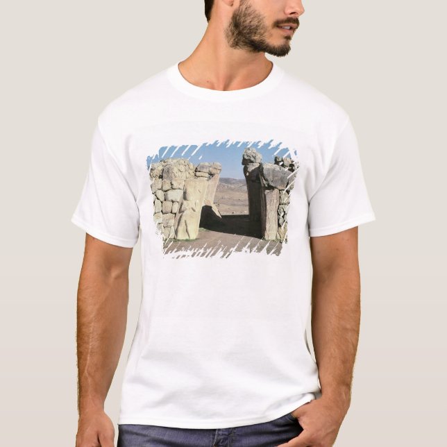 T-shirts Porta do rei das paredes de Hattusas (Frente)