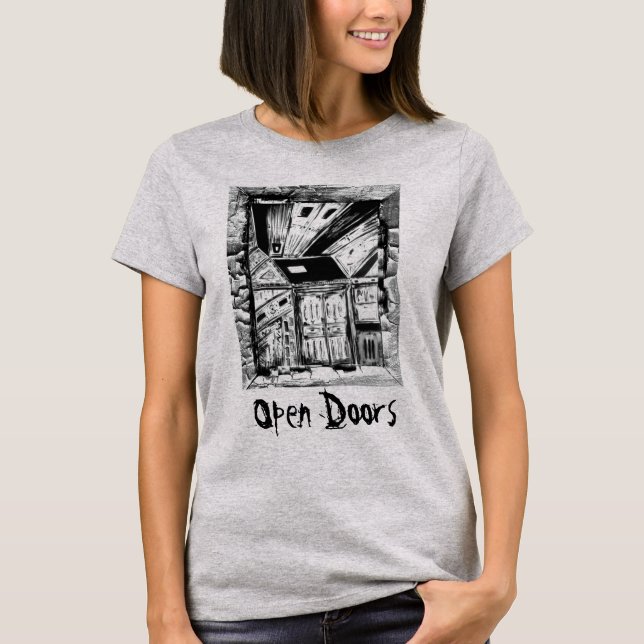 T-shirts Portas abertas (Frente)