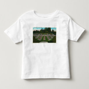 T-shirts Portland, OregonView dos jardins do teste do rosa