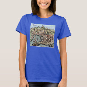 T-shirts Porto de Genoa na cor, 1493