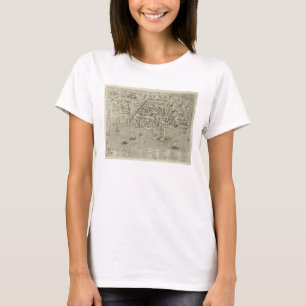 T-shirts Porto e cidade de Argel, c.1572 (gravura)