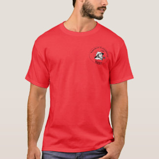 T-shirts porto vermelho-nenhuma parte traseira