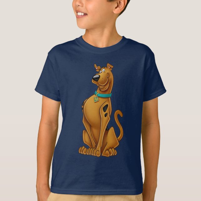 T-shirts Pose de Escovo de Ar Scooby-Doo (Frente)