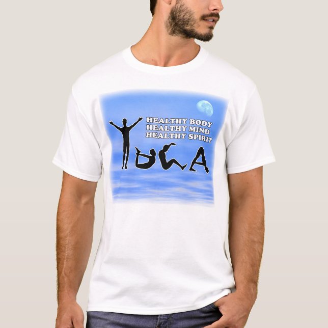 T-shirts Poses 2 da ioga (Frente)