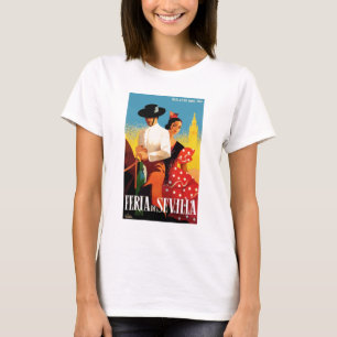 T-shirts Poster 1961 justo de Sevilha abril da espanha