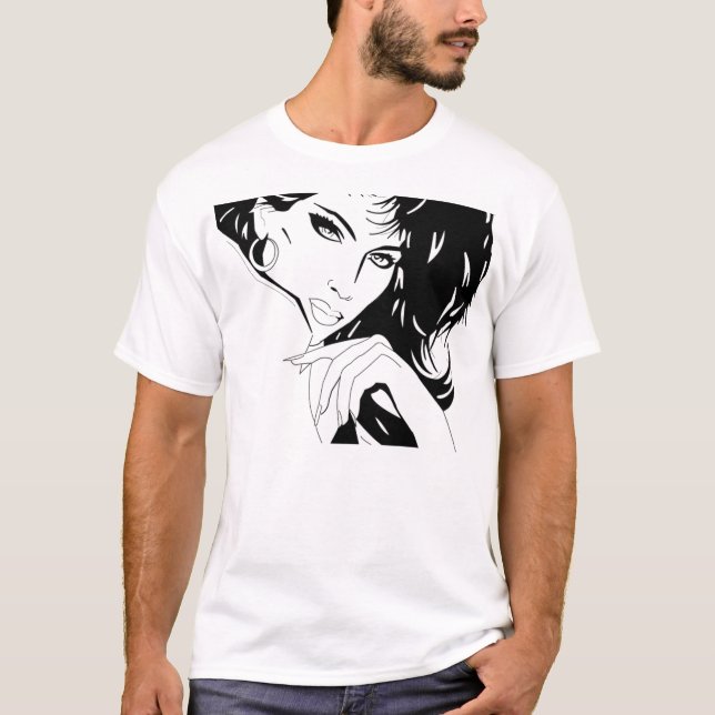 T-shirts Poster A do salão de beleza (Frente)