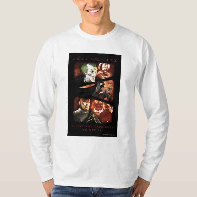 T-shirts POSTER AC - Você não está seguro aqui 2 (Frente)