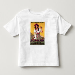 T-shirts Poster da passa de Califórnia da Sun-Empregada