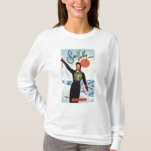 T-shirts Poster da propaganda de Gretchen Fraser (Frente)